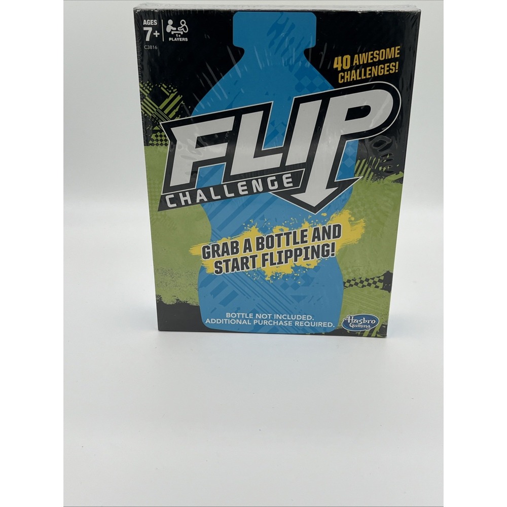 DUDE Perfect Water Bottle Flip Challenge Board Game Hasbro 40 AWESOME CHALLENGES